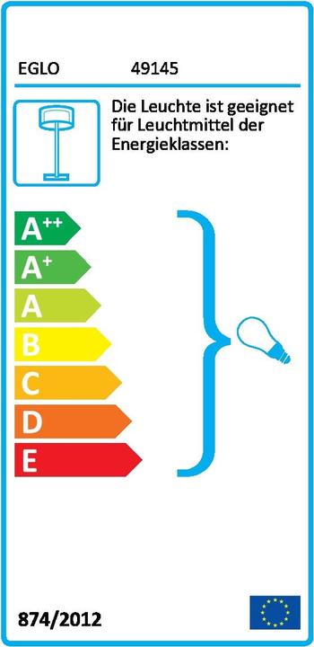 Energie-Label EGLO Clevedon (E27)