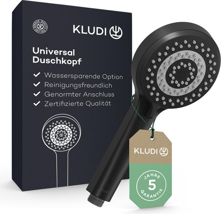 Actual product image Kludi X1 Shower head (3 Beam types, 15 l/min)
