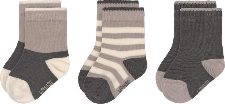 Produktbild Lässig Socken 3er-Set Anthrazit Taupe Gr. 19 - 22 (3er Pack, 19 - 22)