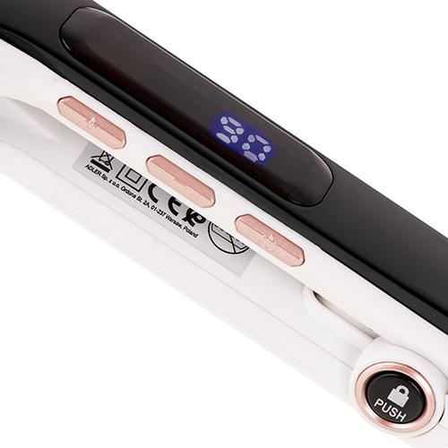 Produktbild ADL Camry CR 2316 hair styling tool Straightening iron Steam Black,White (Dampfglätteisen)