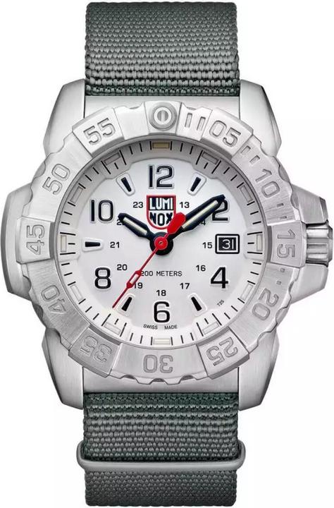 Luminox Navy Seal Steel 3250 Series (Analoguhr, Taucheruhr, Swiss Made, 45 mm)