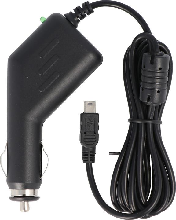 Immagine prodotto AccuCell Cavo di ricarica per auto Mini-USB con antenna TMC, corrente di ricarica 2A