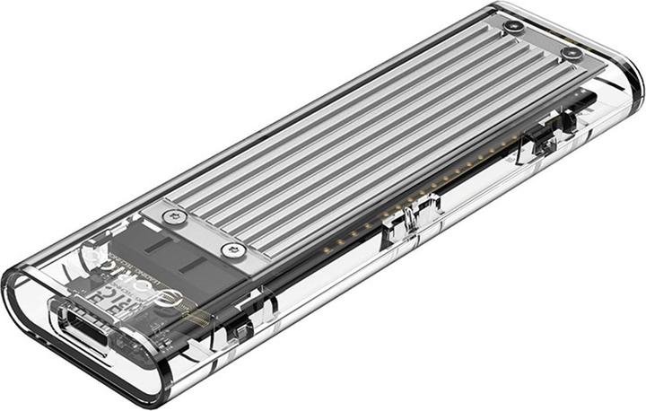 Actual product image Orico m.2 nvme to usb 3.1 gen-2 type-c transparent ssd enclosure (M.2)