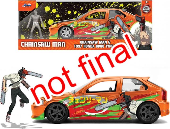 Image du produit Jada Chainsaw Man 1997 Honda Civic 1:24