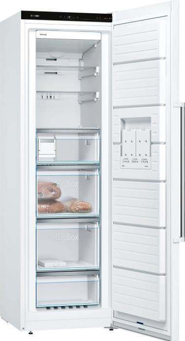 Actual product image Bosch Hausgeräte Series 6 GSN36AWEP, 242 L, 20 kg/24h, 39 dB, No Frost system, E, White (Stand-alone, 242 l)