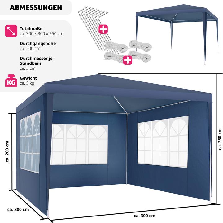 Actual product image tectake Baraban (300 cm, 300 cm)
