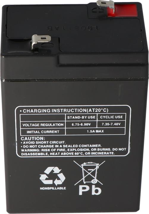 Image du produit Multipower Akku MP4.5-6 Blei mit 4,8mm Faston Kontakten (6 V, 4.50 Ah)