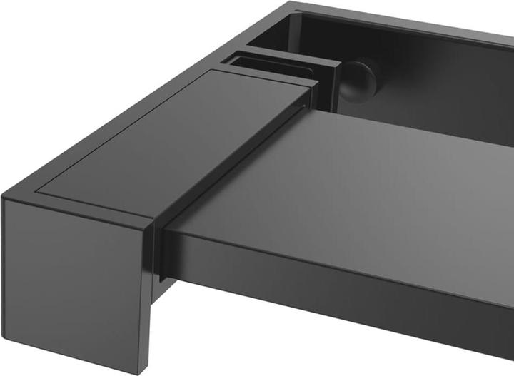 Image du produit VidaXL Duschwand mit Ablage für Walk-In-Dusche Schwarz 90x195 cm ESG (90 cm, 90 cm, 195 cm)