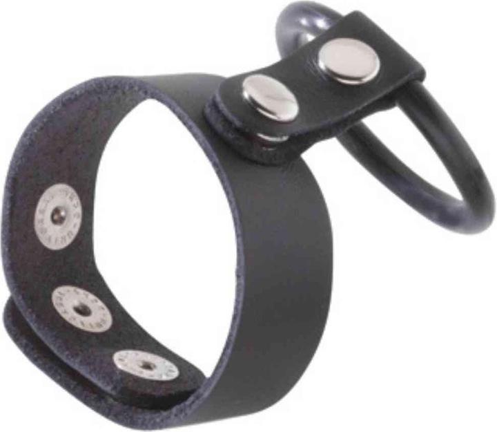 Spartacus Staminatore in pelle a doppio anello (3.80 cm)
