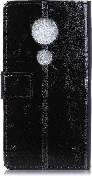 Actual product image MU Classic Crazy Horse Leather Bookcover Series (Motorola Moto G7 Play)