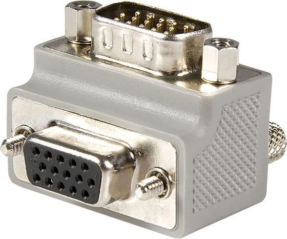 Immagine prodotto StarTech com VGA Cable adapter, DB15 M, DB15 FM, Grigio (VGA, 12.50 cm)