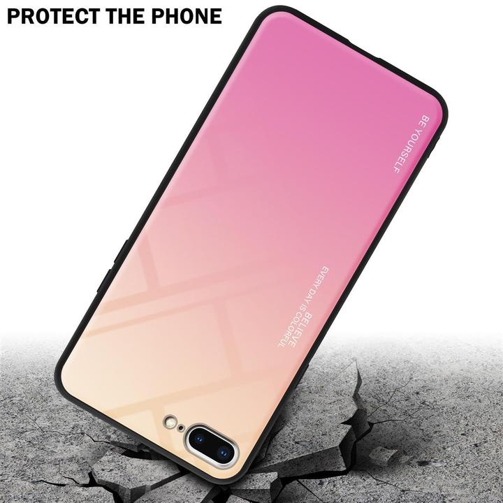 Produktbild Cadorabo TPU 2 Farben Glas Cover (Apple iPhone 7 Plus, Apple iPhone 8 Plus, Apple iPhone 7s Plus)