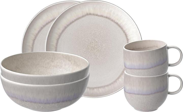 Actual product image Like. by Villeroy & Boch Breakfast set 6 pcs EC Perlemor Sand (6 Piece)