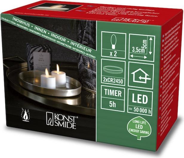 Produktbild Konstsmide Kerzen-Set (2 x)