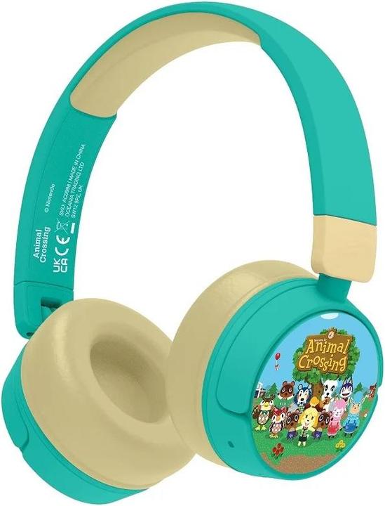 Actual product image Animal Crossing Childrens/Kids Character Wireless Headphones