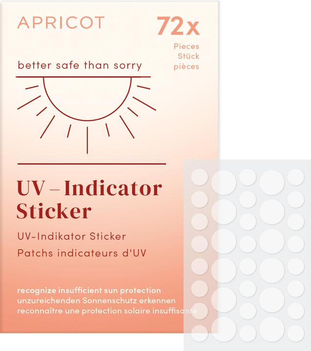 Apricot UV Indik Stick Vors bess Nach 72 (Sonnenstick, SPF 30, 16 g)
