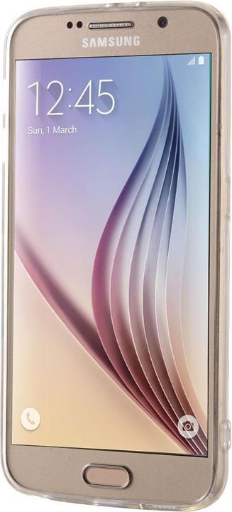 Produktbild König Design Handyhülle für Samsung Galaxy S6 Edge Schutzcase Backcover Bumper Etuis Silber (Samsung Galaxy S6 Edge)