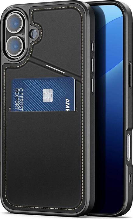 Dux Ducis iPhone 16 Plus Case with card slot - Black (Apple iPhone 16 Plus)