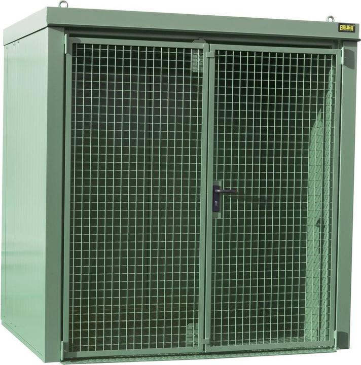 Produktbild Bauer Südlohn Gasflaschen-Container GFC-B M2, lackiert, Resedagrün