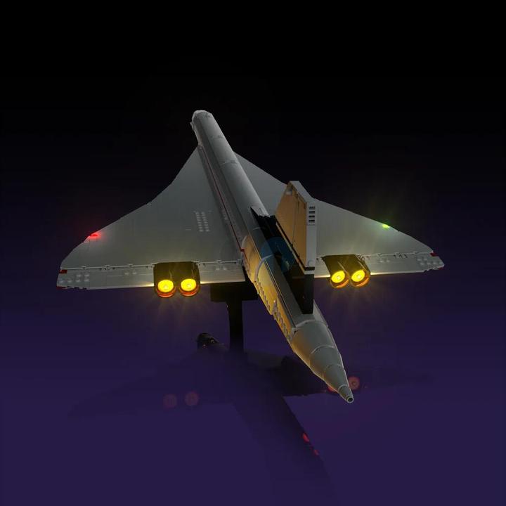 Actual product image Light my bricks LMB 2.0 LED light set for LEGO 10318 Concorde