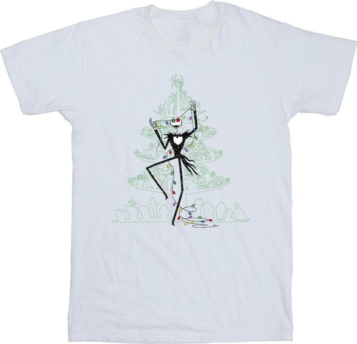 Disney The Nightmare Before Christmas Tree Green TShirt (S)
