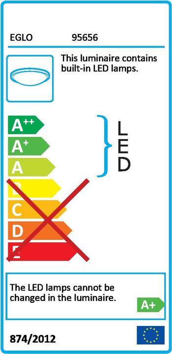 Energie-Label EGLO Fradelo 1 (1200 lm)