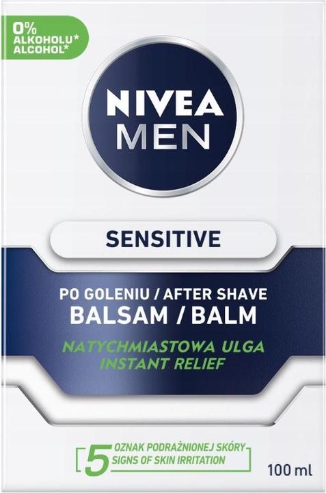 Actual product image NIVEA MEN Men Sensitive soothing lotion after shaving - 100ML (Aftershave Lotion, 100 ml)