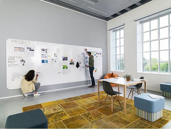 Produktbild smiT Design-XXL-Whiteboard VisuWall