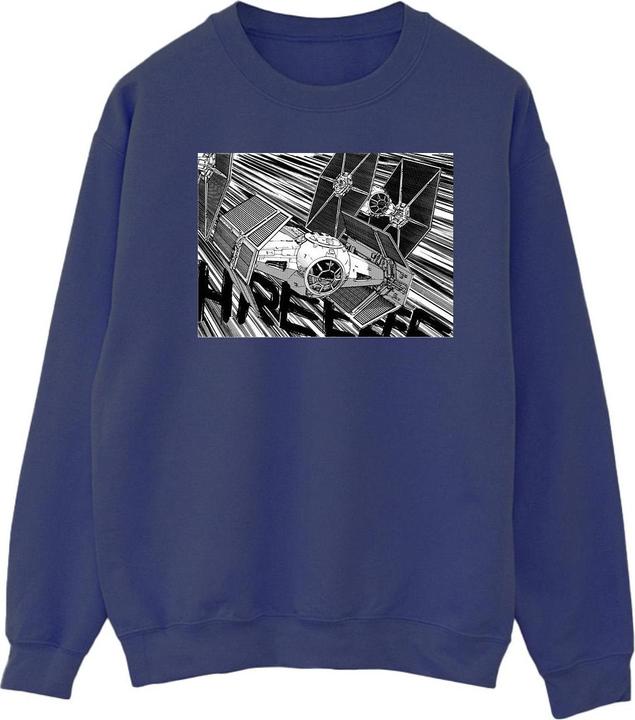 Star Wars Anime Plane Sweatshirt (XXL)