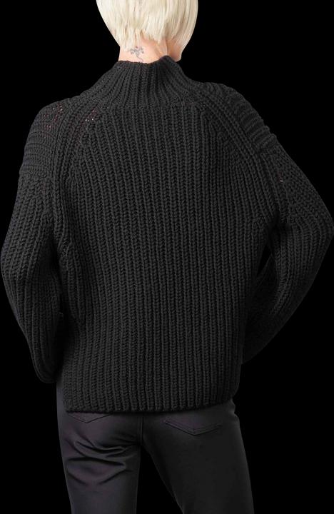 Immagine prodotto Marc O'Polo Long Sleeve Pullover Stand Up Collar Black (L)