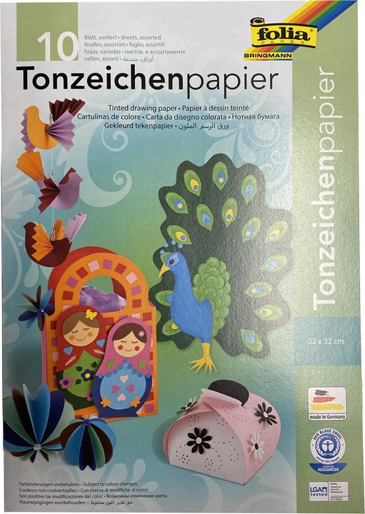 Immagine prodotto Magni Carta da disegno per argilla 22x32cm 10 fogli colori assortiti, 130g (130 g/m², 10 x)