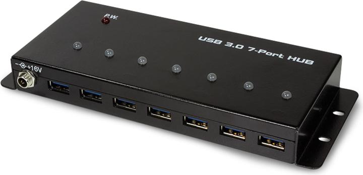 Immagine prodotto LogiLink Hub USB 3.0, 7 porte, versione industriale (USB-B, 7 Porti)