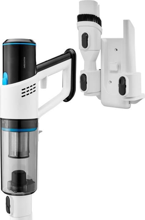 Actual product image Medion P250 cordless stick hoover with bagless cyclone technology