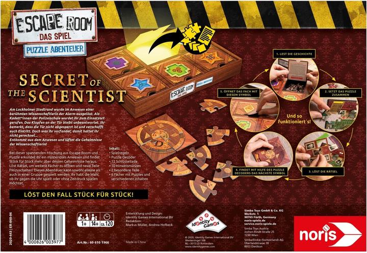 Produktbild Noris Escape Room Das Spiel Puzzle Adventures (Deutsch)