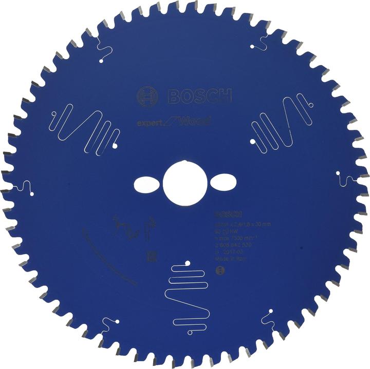 Bosch Professional Zubehör Kreissägeblatt Expert for Wood, 254 x 30 x 2,4 mm, 60
