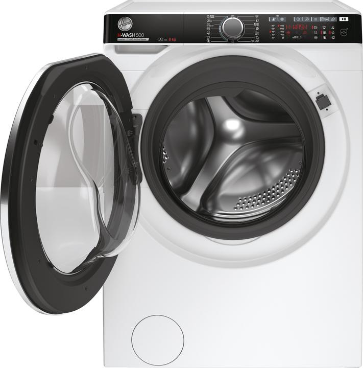 Actual product image Hoover HWP 48AMBC/1-S Front loading washing machine 8 (8 kg, Left, EU plug)