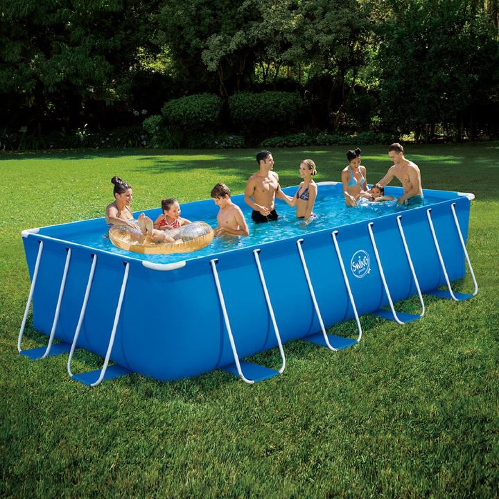 Actual product image Swing METAL FRAME POOL - RECTANGULAR - 4.88 x 2.44 x 1.07 m (488 x 244 x 107 cm)