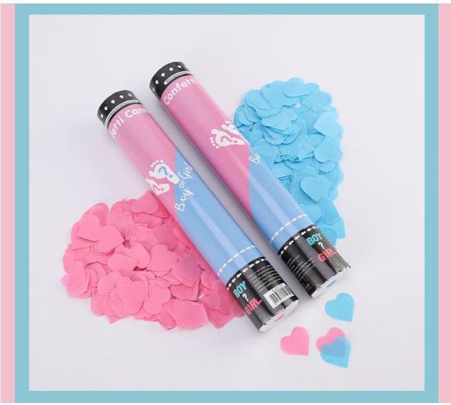 Produktbild MU Style Mini Heart Series Gender Revea Konfetti Kanone