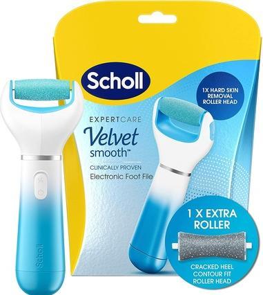 Produktbild Scholl Velvet Smooth elektrischer HornhautEntferner NEU mit zusätzlicher PeelingRolle BLAU (Hornhautentferner)