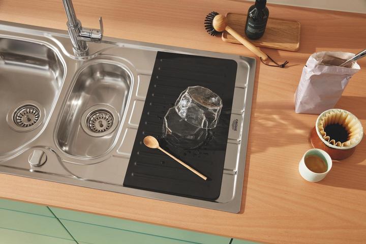 Actual product image Grohe DRAP REK - M -format - Heat resistant - Dishwasher resistant - Silicone - Black
