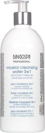 Immagine prodotto BingoSpa Fluido Micellare 3-in-1 Struccante, Detergente e Cura della Pelle (Acqua micellare, 500 ml)