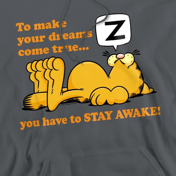 Immagine prodotto Garfield Stay Awake Felpa con Cappuccio Uomo (L)