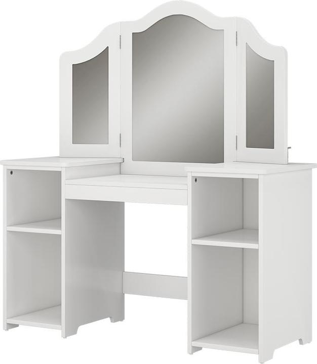 Produktbild Vicco Schminktisch für Kinder Estella, Weiss, 105 x 118 cm Mit Spiegel (41 x 105 x 118 cm)