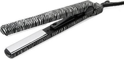 Actual product image Corioliss C Style Professional Titanium Hair Straightener for Women with UK Plug Zebra Silver