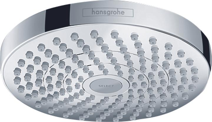 Produktbild hansgrohe HG Kopfbrause Croma Select S 180 2jet DN 15 EcoSmart 9 l/min chrom (2 Strahlarten, 17 l/min)