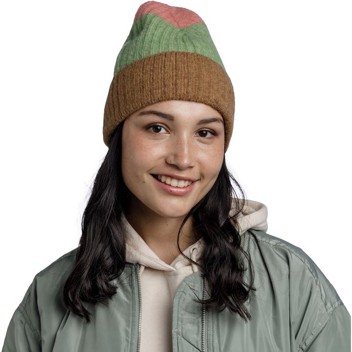 Actual product image Buff Knitted Beanie Nilah (One size)