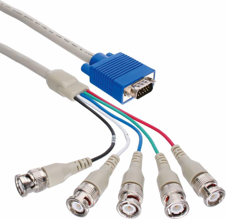 Produktbild InLine VGA BNC Kabel (2 m, VGA)