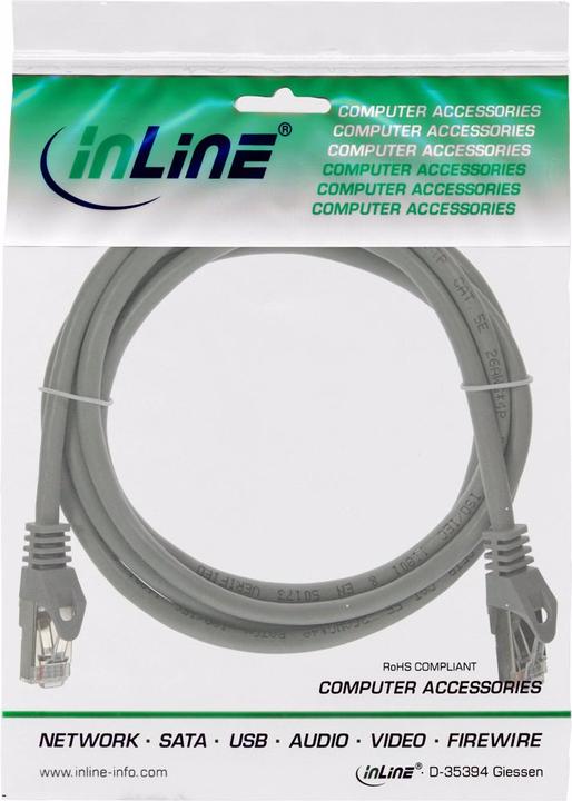Produktbild InLine Patchkabel (F/UTP, CAT5e, 10 m)