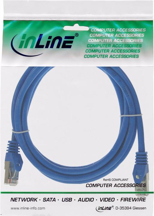 Produktbild InLine Patchkabel (SF/UTP, CAT5e, 7.50 m)