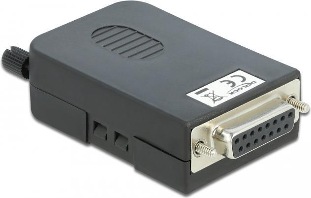 Produktbild Delock VGA-Adapter DB-15 (W) bis 16-poliger Klemmenblock (Sub-D 15, 7.80 cm)